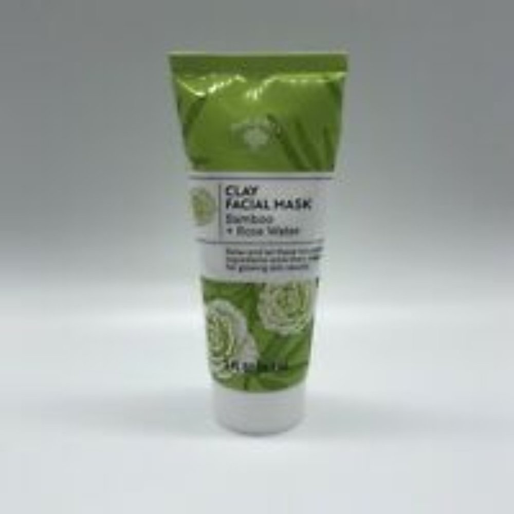Bolero Beverly Hills Bamboo + Rose Water Clay Facial Mask, 3 oz